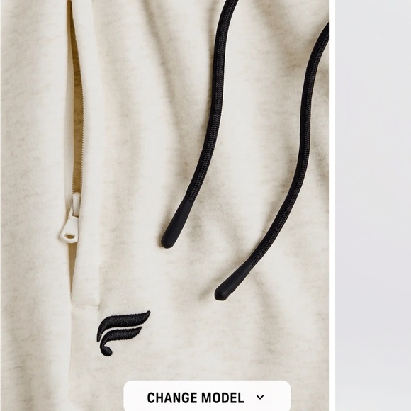 Fabletics The Go-To Jogger Men's Cream Sweatpants - Picture 4 of 6